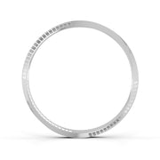 Elegant Gold Bangle with Sleek Cutout Design 14K Gold Plated